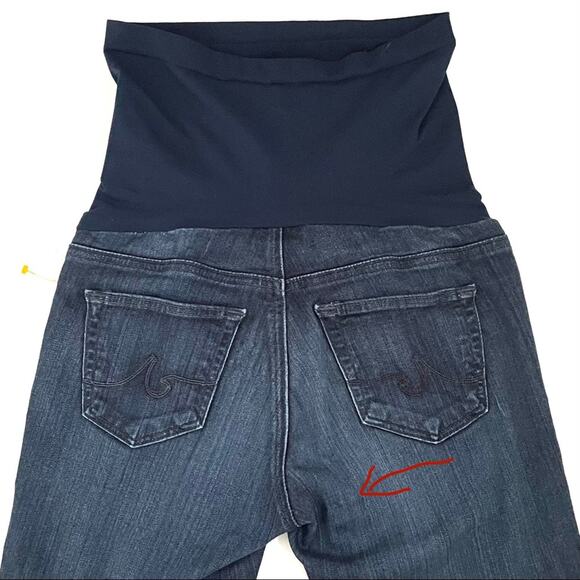 AG Denim Maternity Secret Belly Ankle Legging Jean - Picture 12 of 13